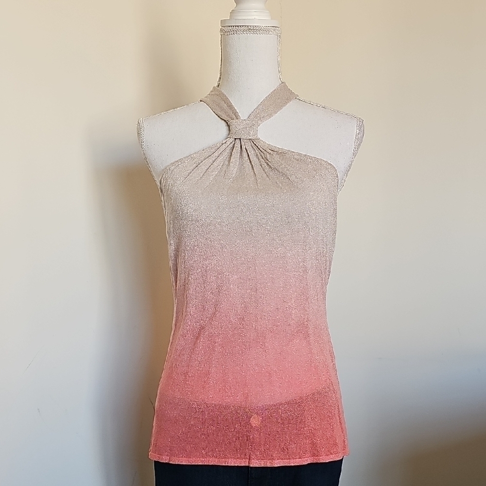 Elegant Ombre Halter Top